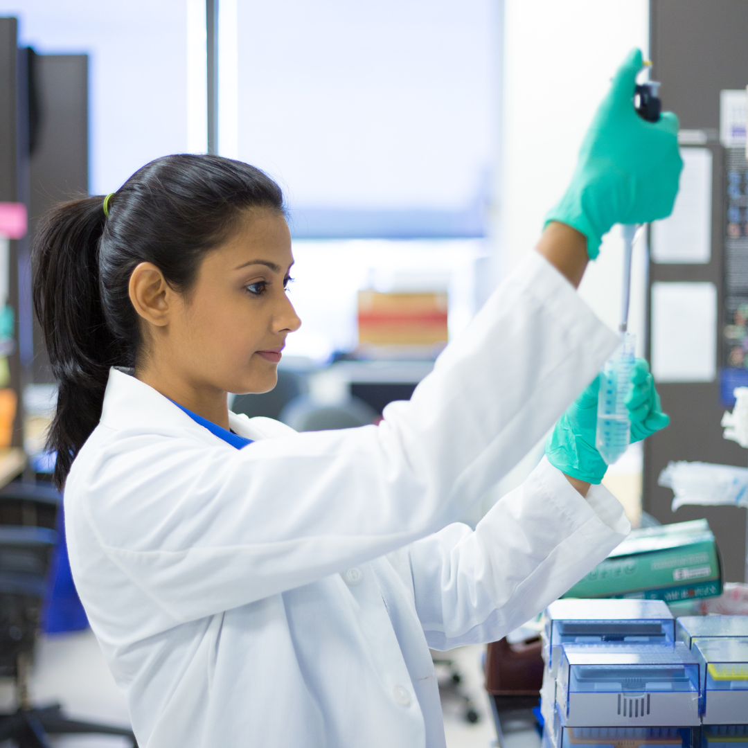 female scientist